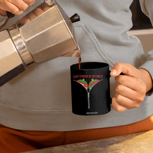 Funny Dirty Christmas Coffee Mug Stop Staring At My Balls TS14 Print Your Wear
