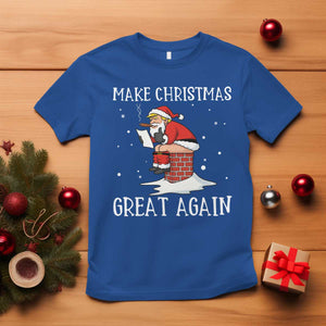 Funny Santa Trump T Shirt Make Christmas Great Again TS14 Royal Blue Print Your Wear