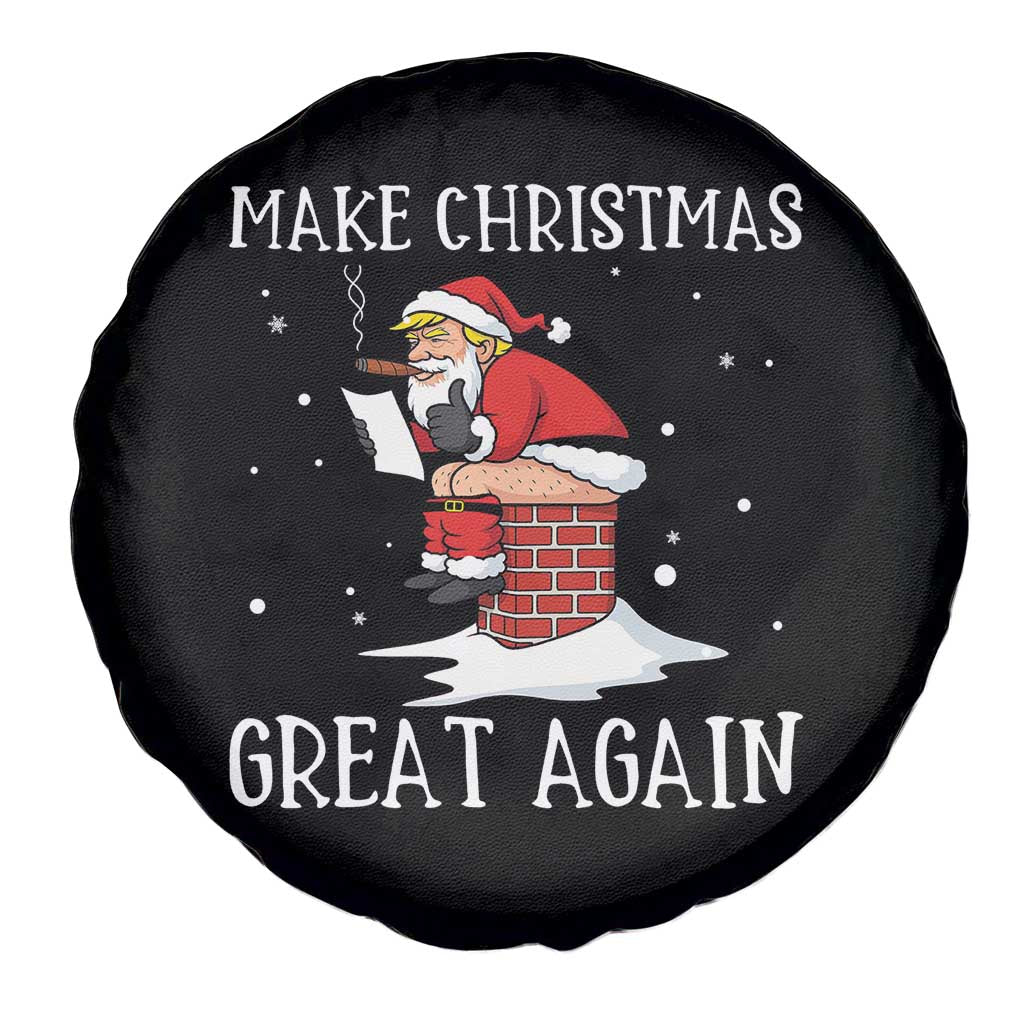 Funny Santa Trump Spare Tire Cover Make Christmas Great Again TS14 Print Your Wear