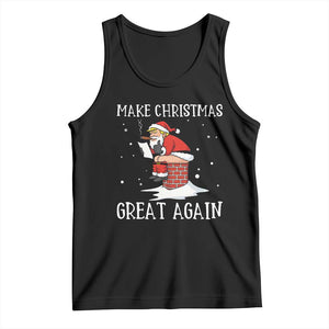 Funny Santa Trump Tank Top Make Christmas Great Again TS14 Black Print Your Wear