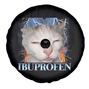 Funny Cat Meme Spare Tire Cover Ibuprofen Silly Kitten TS14 Print Your Wear