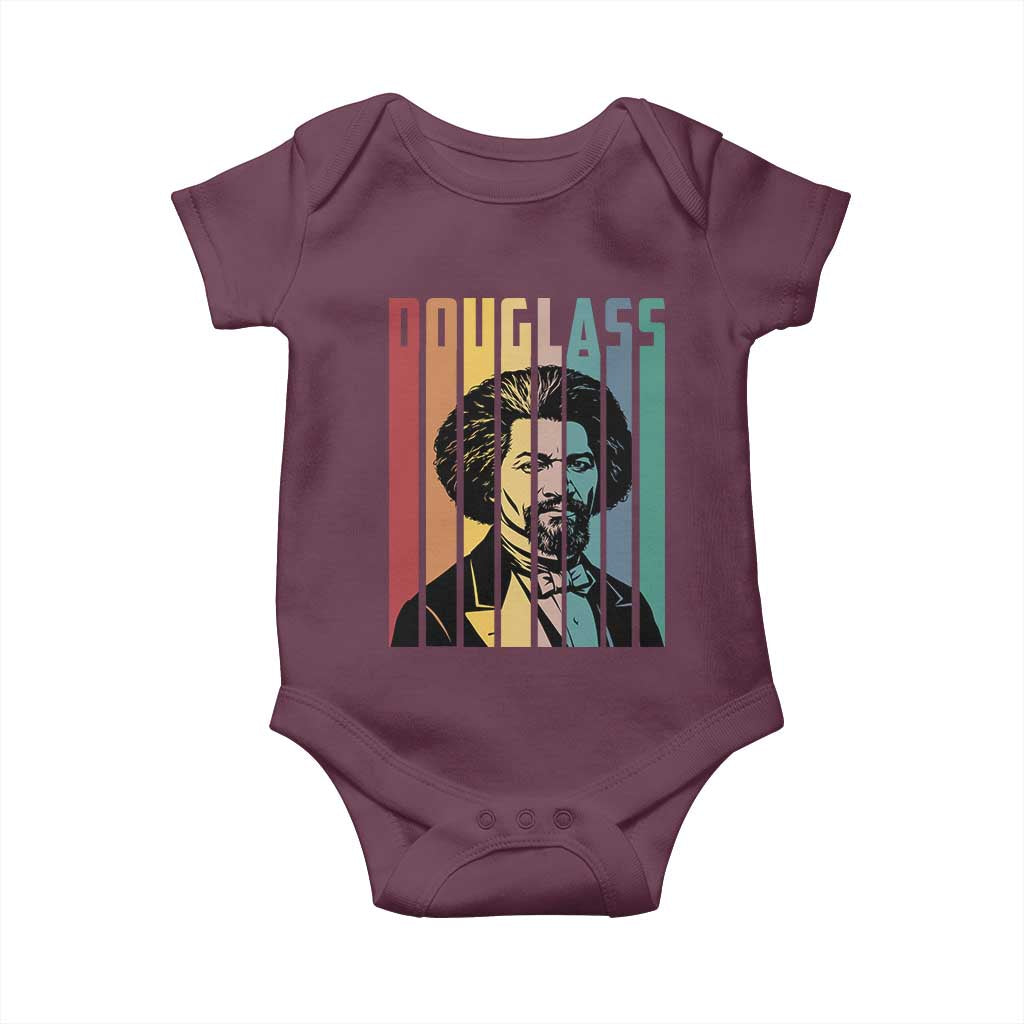 Frederick Douglass Baby Onesie American Black History TS14 Maroon Print Your Wear