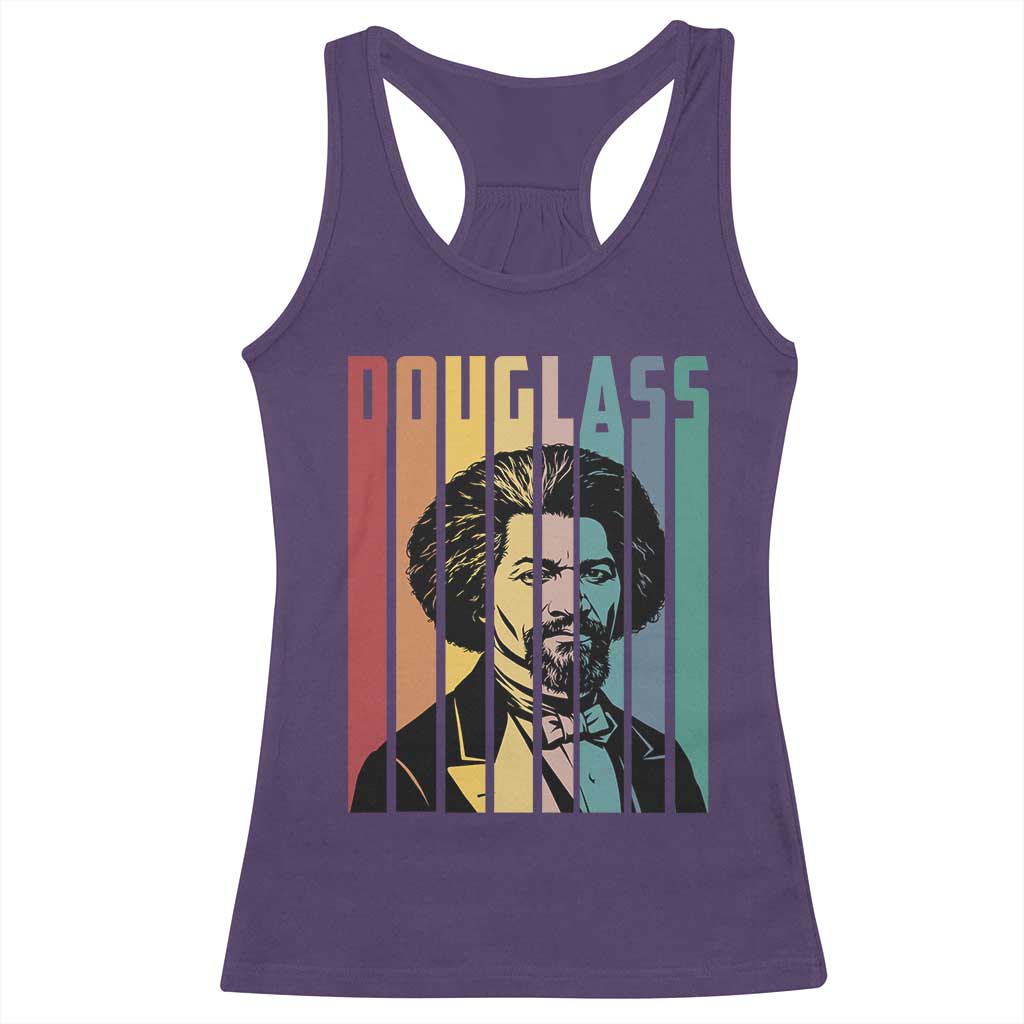 Frederick Douglass Racerback Tank Top American Black History TS14 Purple Print Your Wear