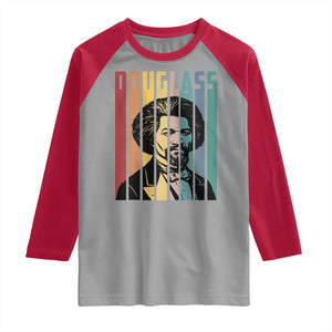 Frederick Douglass Raglan Shirt American Black History TS14 Sport Gray Red Print Your Wear