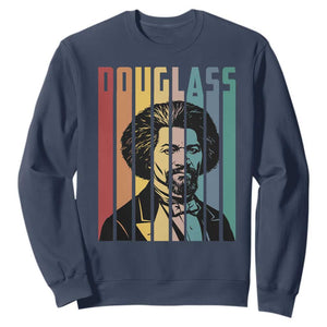 Frederick Douglass Sweatshirt American Black History TS14 Navy Print Your Wear