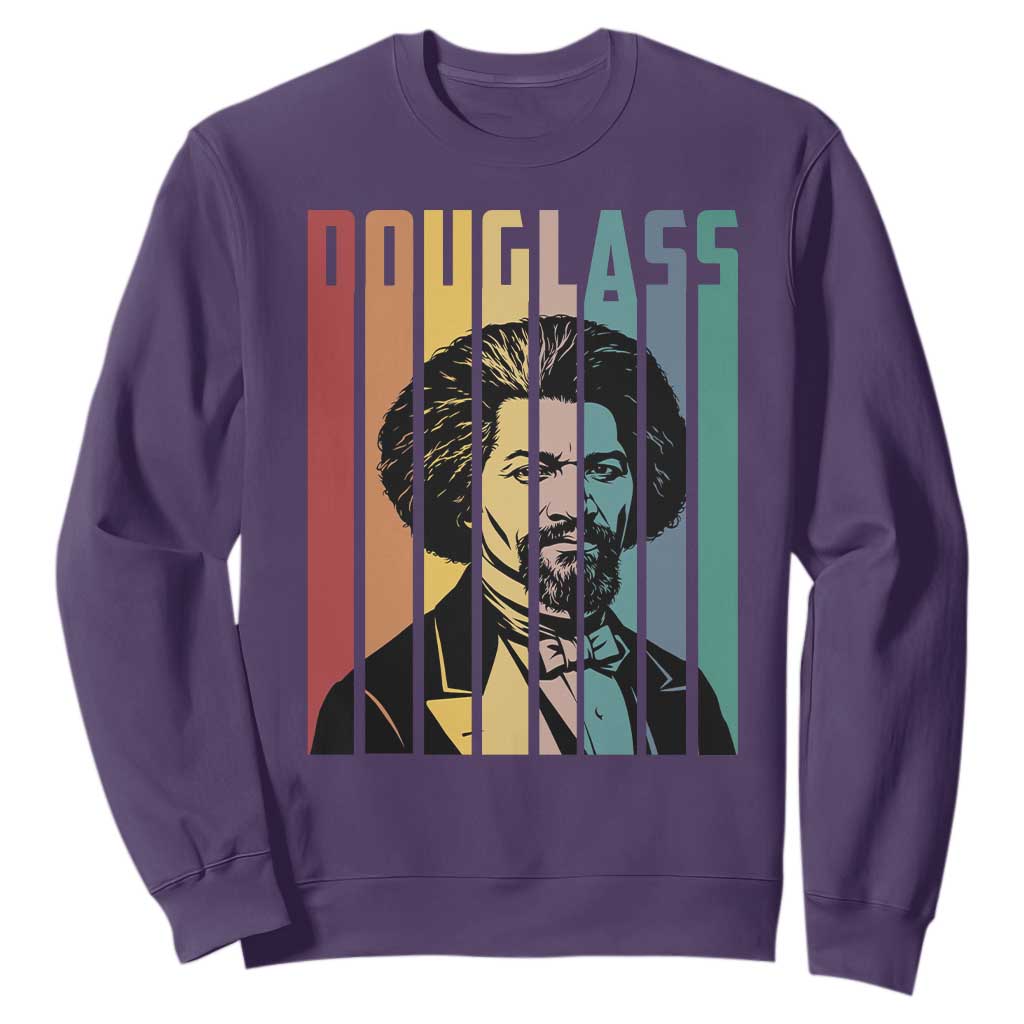 Frederick Douglass Sweatshirt American Black History TS14 Purple Print Your Wear