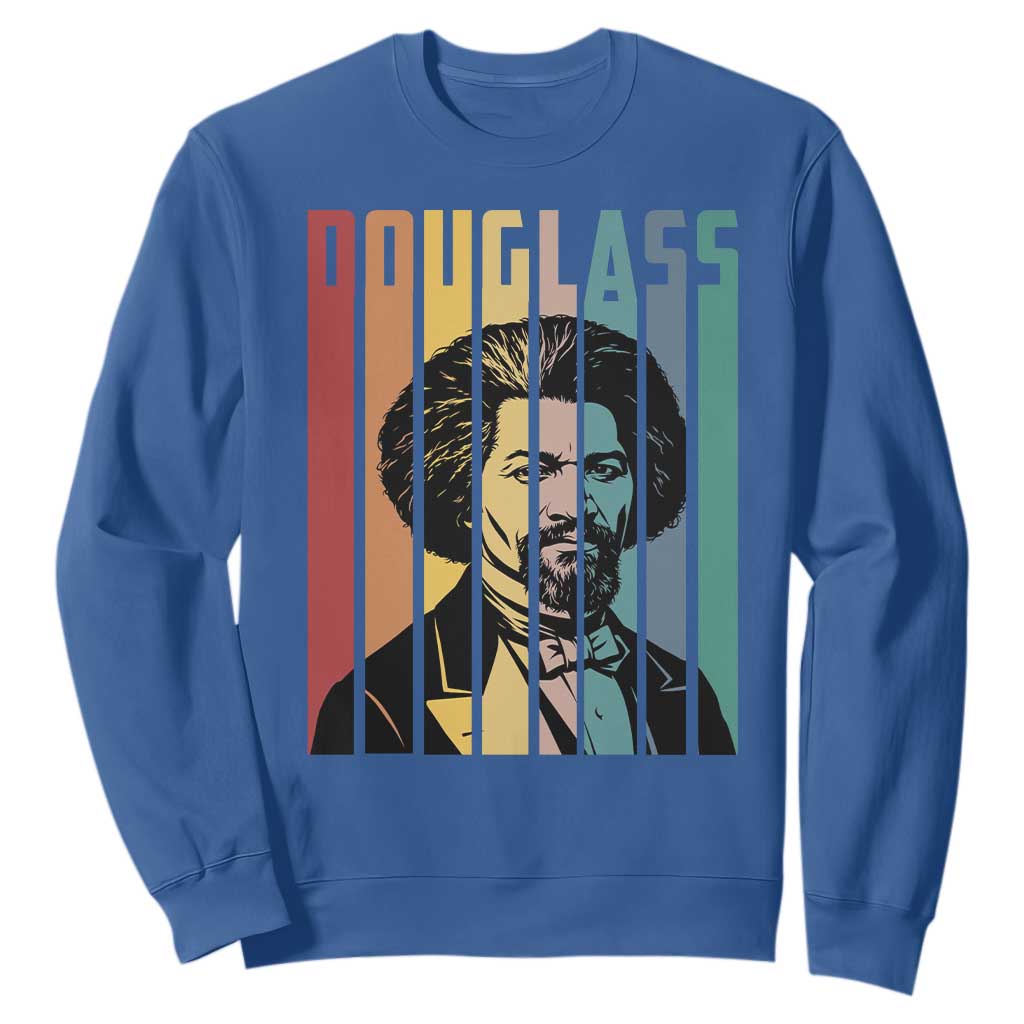Frederick Douglass Sweatshirt American Black History TS14 Royal Blue Print Your Wear