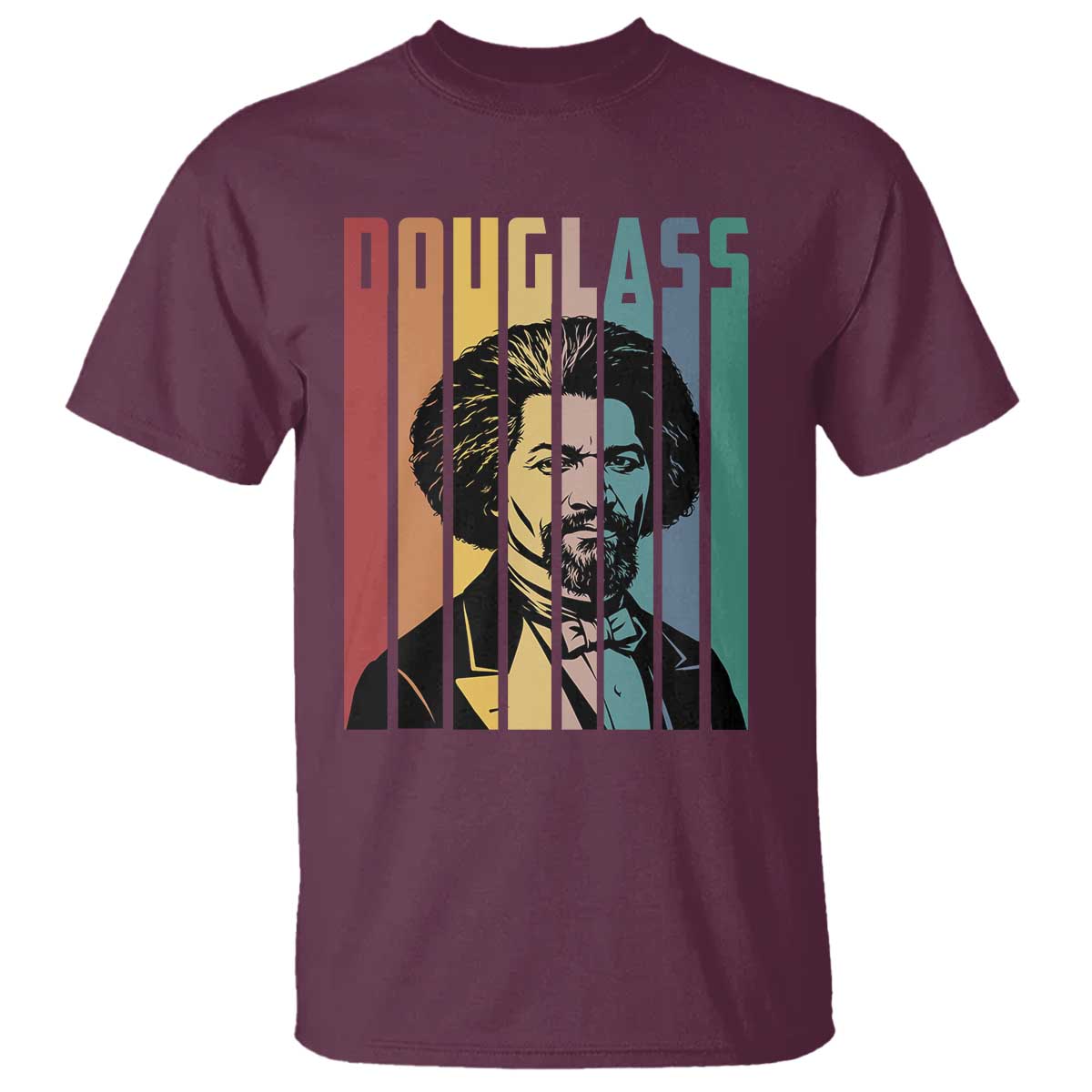 Frederick Douglass T Shirt American Black History TS14 Maroon Print Your Wear