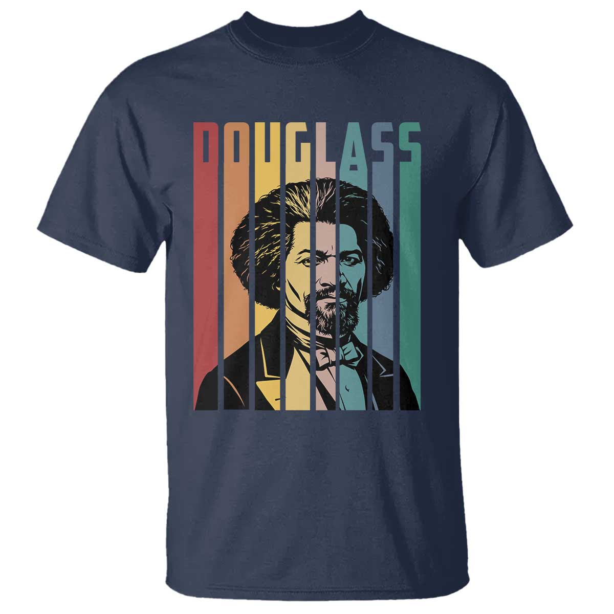 Frederick Douglass T Shirt American Black History TS14 Navy Print Your Wear