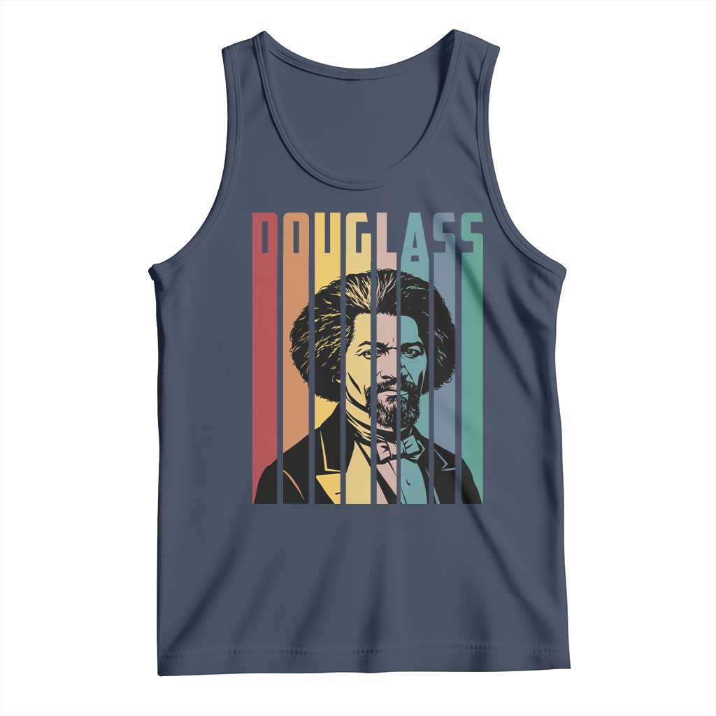 Frederick Douglass Tank Top American Black History TS14 Navy Print Your Wear