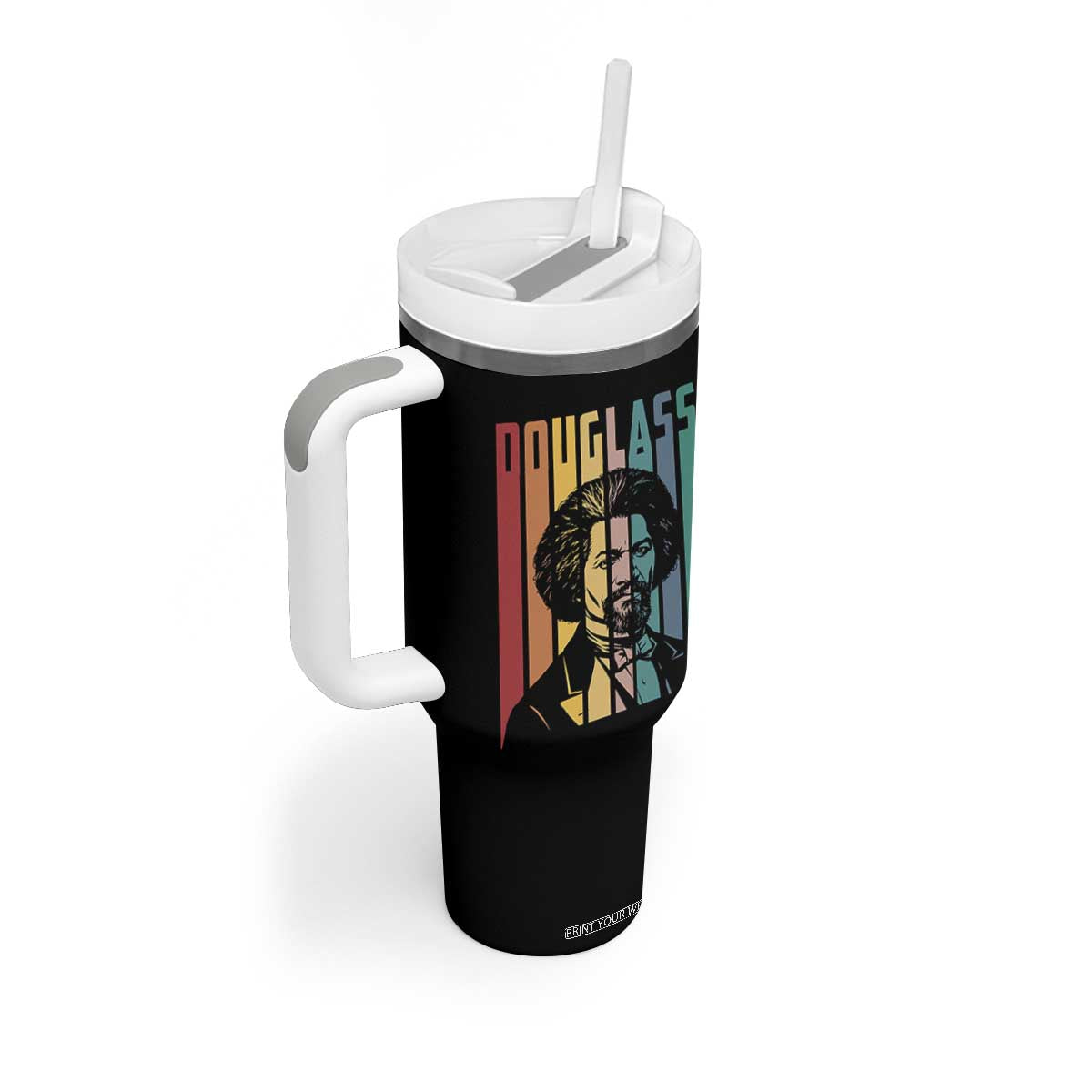 Frederick Douglass Tumbler With Handle American Black History TS14 Print Your Wear
