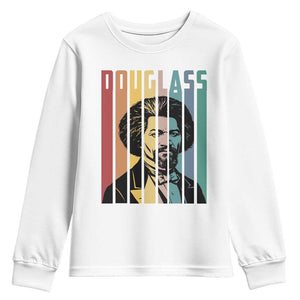 Frederick Douglass Youth Sweatshirt American Black History TS14 White Print Your Wear