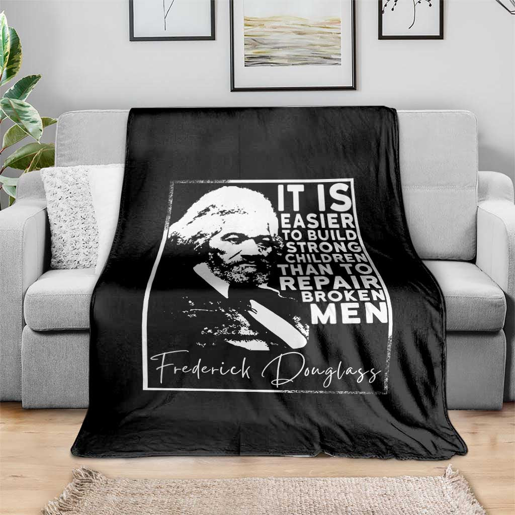 Frederick Douglass Quote Throw Blanket Black History Month TS14 Print Your Wear