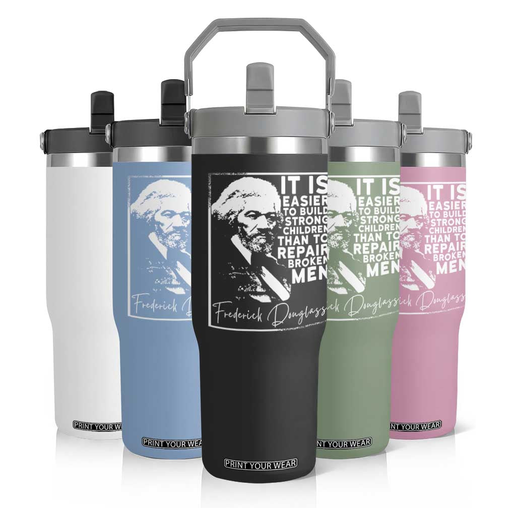 Frederick Douglass Quote Flip Straw Tumbler Black History Month TS14 Print Your Wear