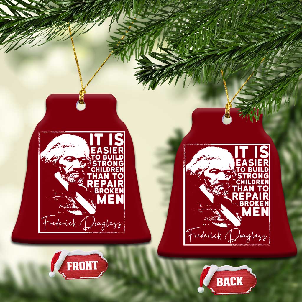Frederick Douglass Quote Ceramic Ornament Black History Month TS14 Print Your Wear
