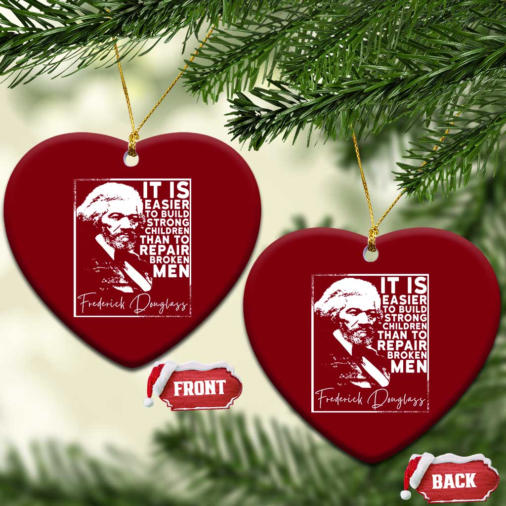 Frederick Douglass Quote Ceramic Ornament Black History Month TS14 Print Your Wear