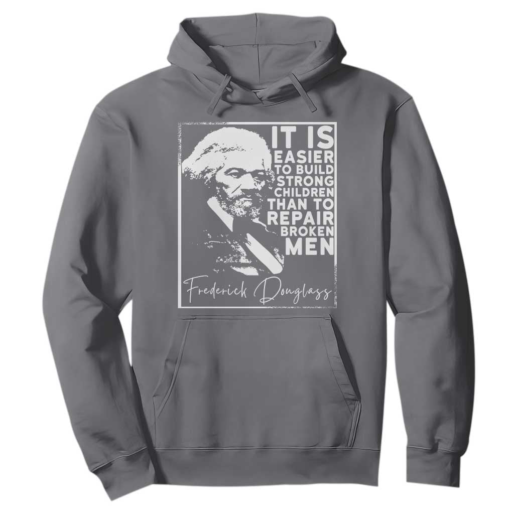 Frederick Douglass Quote Hoodie Black History Month TS14 Charcoal Print Your Wear