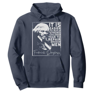 Frederick Douglass Quote Hoodie Black History Month TS14 Navy Print Your Wear