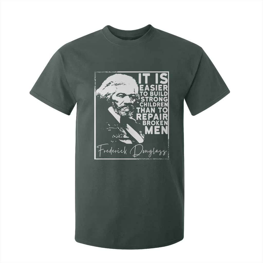 Frederick Douglass Quote T Shirt For Kid Black History Month TS14 Dark Forest Green Print Your Wear
