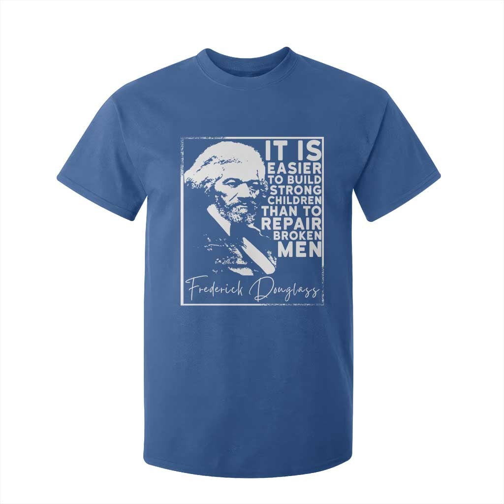 Frederick Douglass Quote T Shirt For Kid Black History Month TS14 Royal Blue Print Your Wear