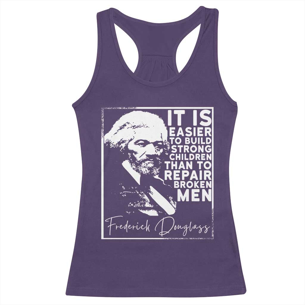 Frederick Douglass Quote Racerback Tank Top Black History Month TS14 Purple Print Your Wear