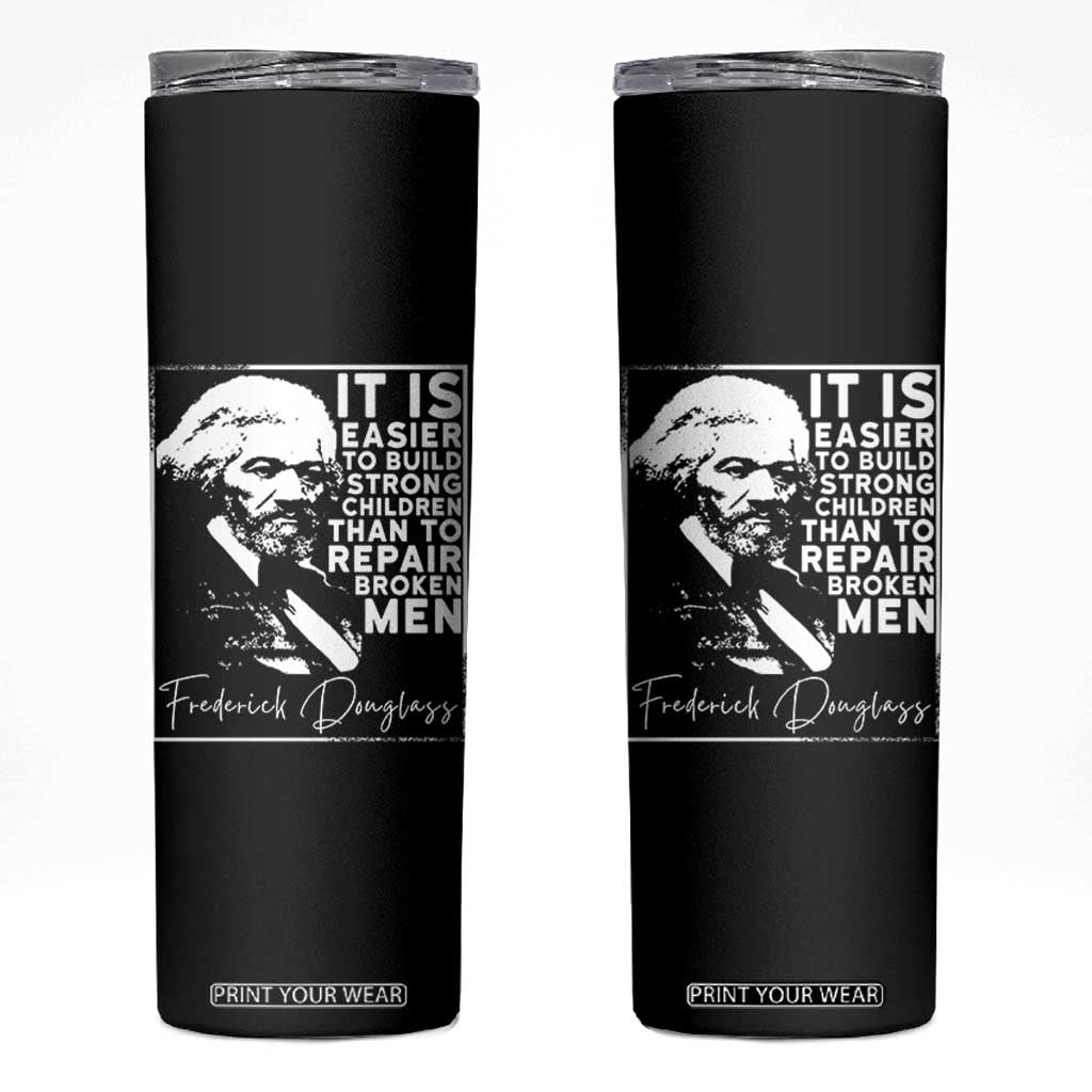 Frederick Douglass Quote Skinny Tumbler Black History Month TS14 Black Print Your Wear