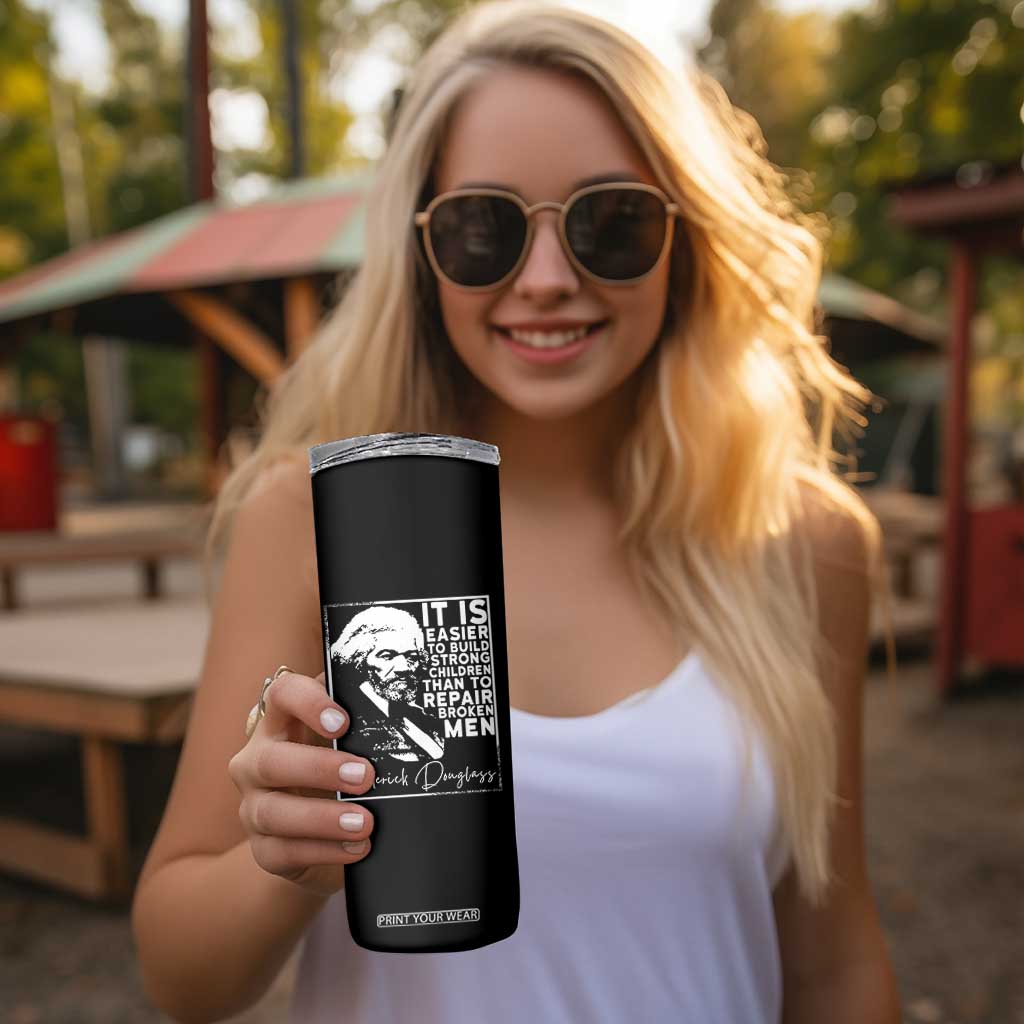 Frederick Douglass Quote Skinny Tumbler Black History Month TS14 Print Your Wear