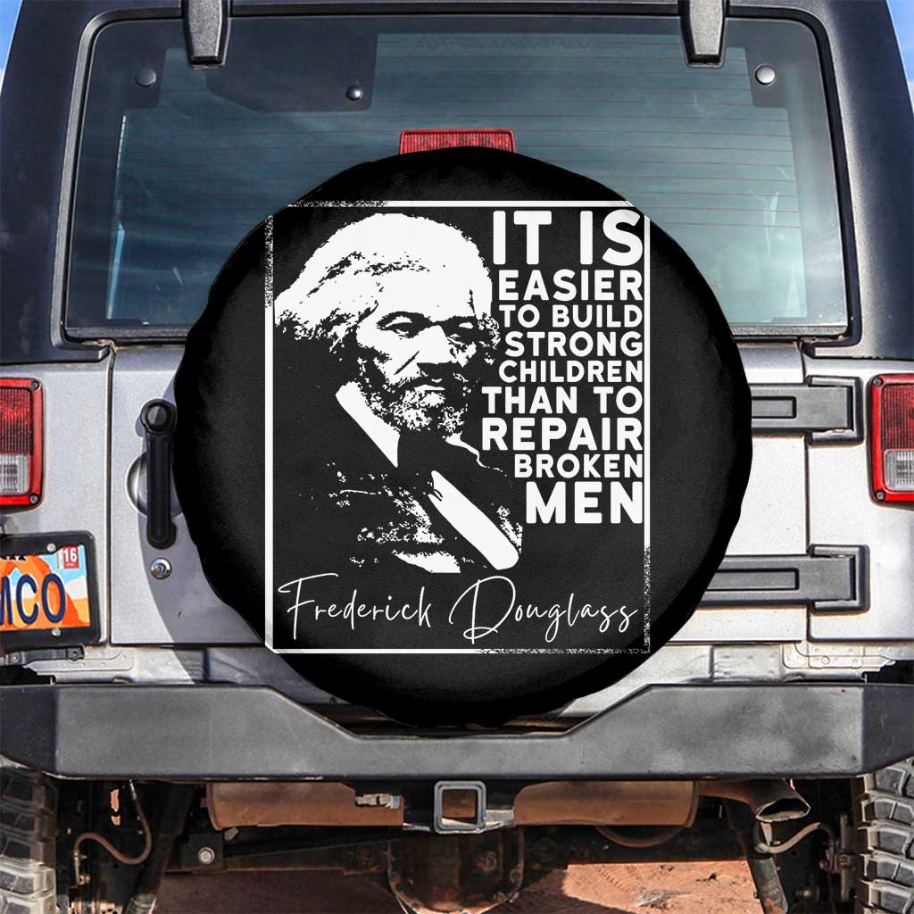 Frederick Douglass Quote Spare Tire Cover Black History Month TS14 No hole Black Print Your Wear