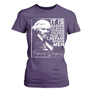 Frederick Douglass Quote T Shirt For Women Black History Month TS14 Purple Print Your Wear