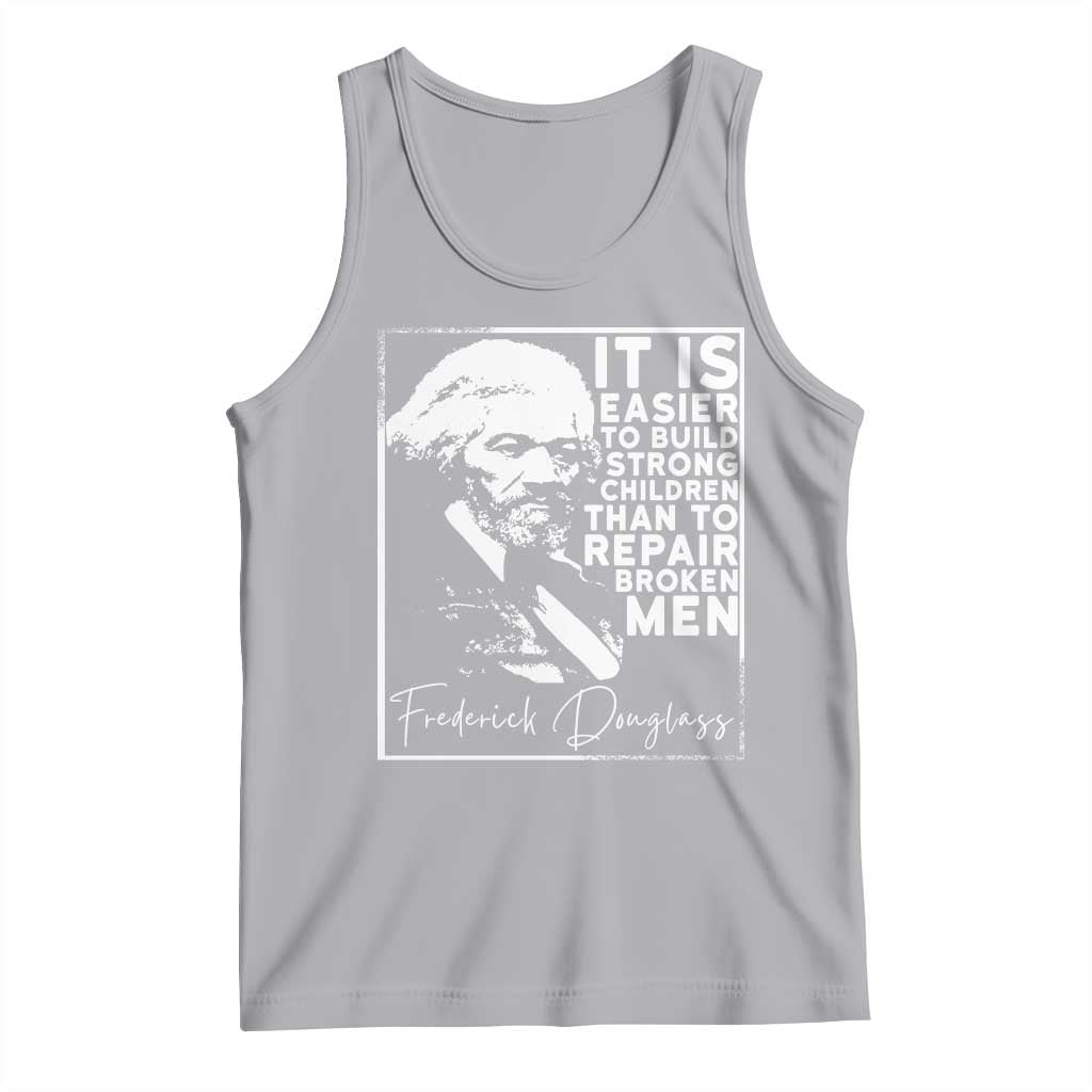 Frederick Douglass Quote Tank Top Black History Month TS14 Athletic Heather Print Your Wear