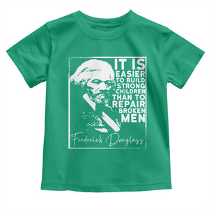 Frederick Douglass Quote Toddler T Shirt Black History Month TS14 Irish Green Print Your Wear