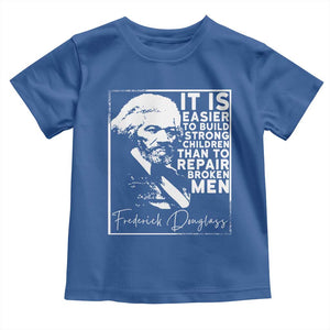 Frederick Douglass Quote Toddler T Shirt Black History Month TS14 Royal Blue Print Your Wear