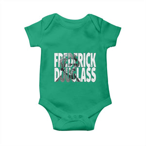 Frederick Douglass Baby Onesie Black History Month TS14 Irish Green Print Your Wear