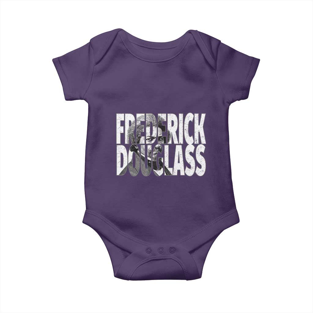 Frederick Douglass Baby Onesie Black History Month TS14 Purple Print Your Wear