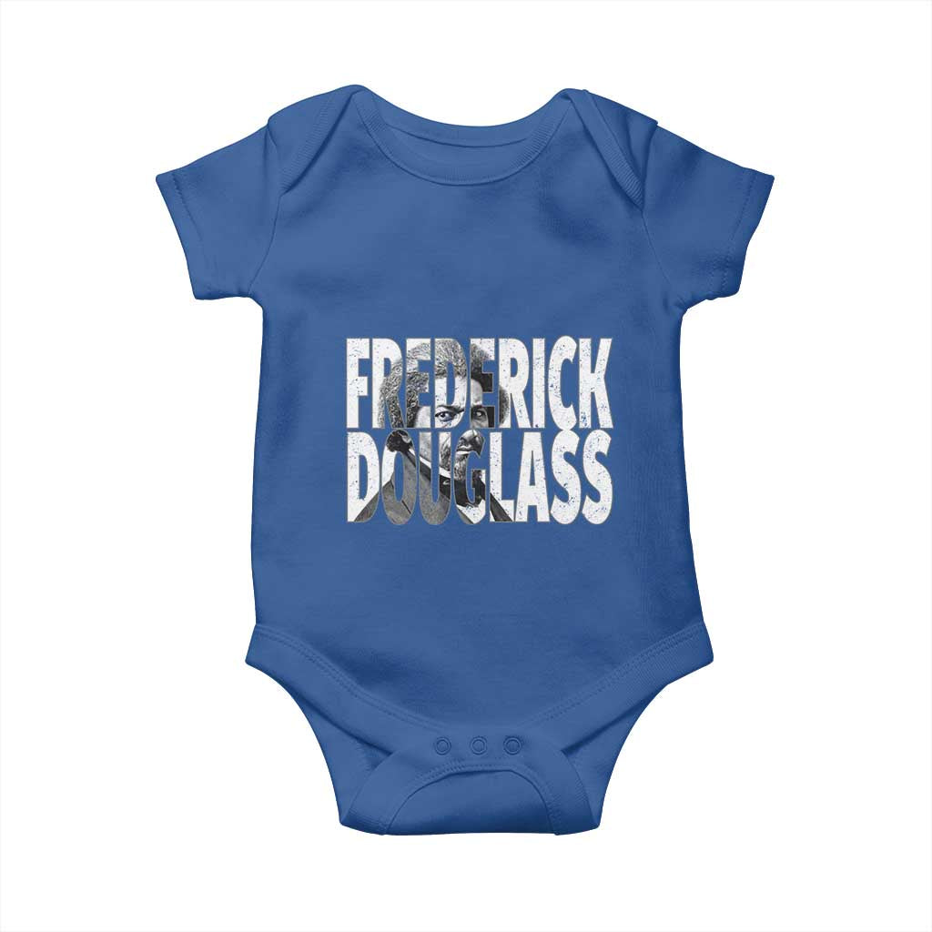 Frederick Douglass Baby Onesie Black History Month TS14 Royal Blue Print Your Wear