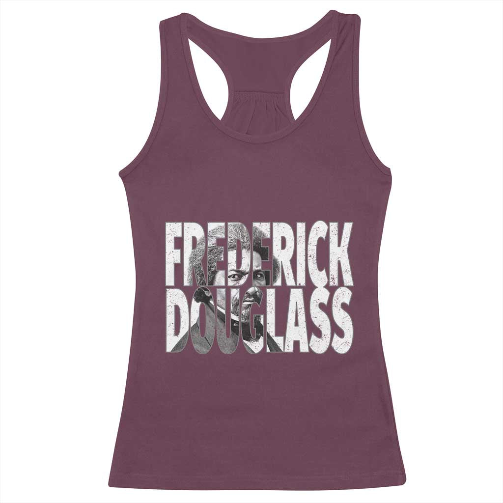 Frederick Douglass Racerback Tank Top Black History Month TS14 Maroon Print Your Wear