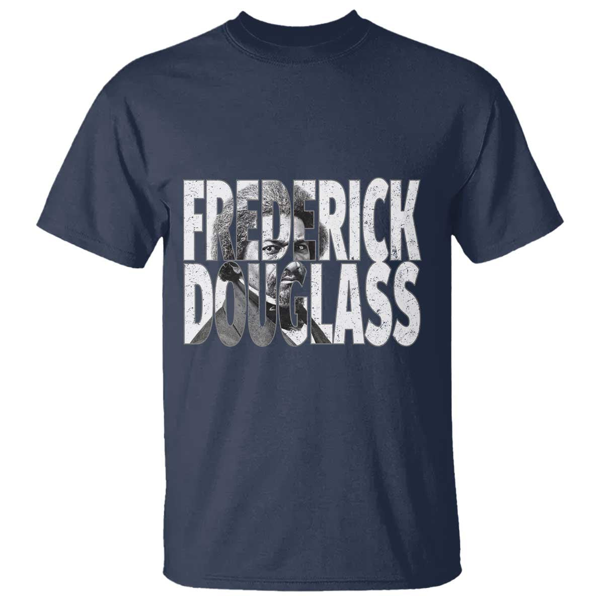Frederick Douglass T Shirt Black History Month TS14 Navy Print Your Wear