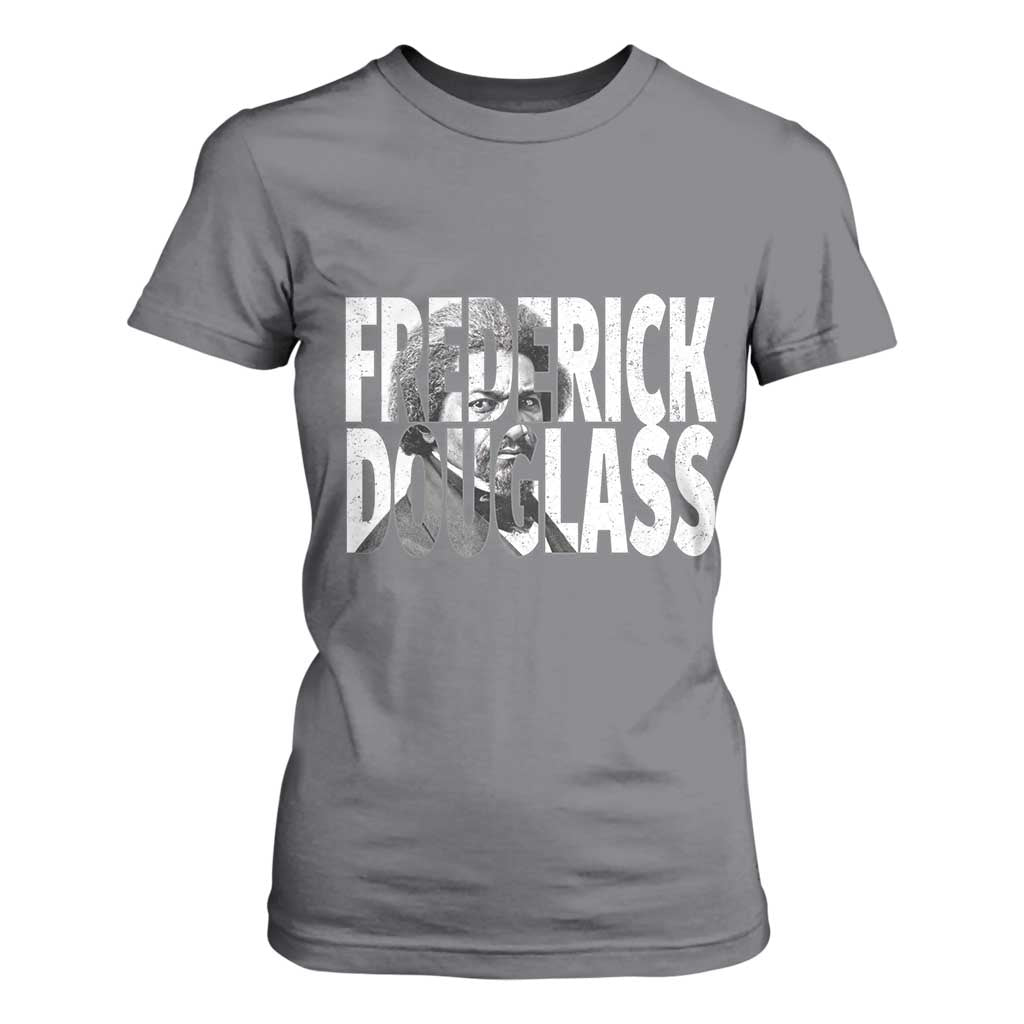 Frederick Douglass T Shirt For Women Black History Month TS14 Charcoal Print Your Wear