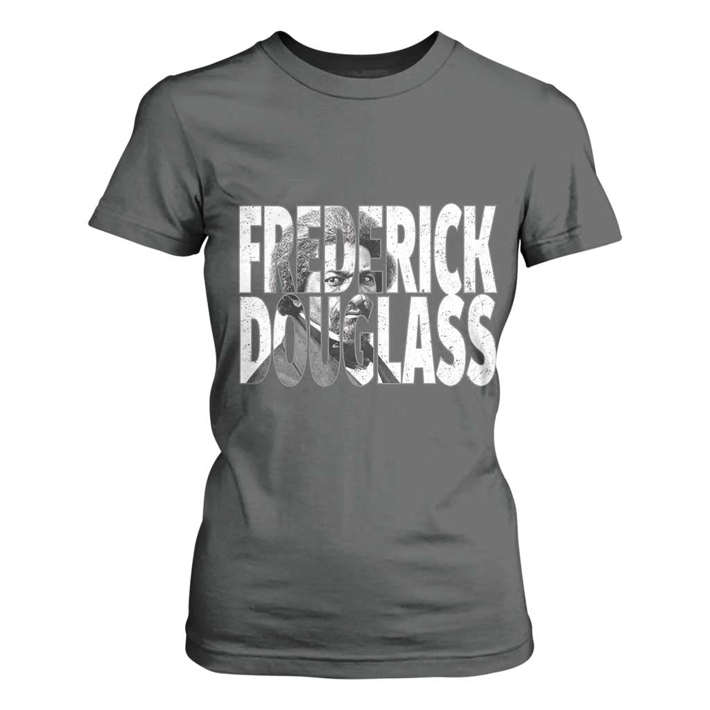 Frederick Douglass T Shirt For Women Black History Month TS14 Dark Heather Print Your Wear