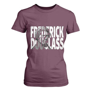 Frederick Douglass T Shirt For Women Black History Month TS14 Maroon Print Your Wear