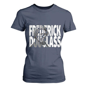 Frederick Douglass T Shirt For Women Black History Month TS14 Navy Print Your Wear