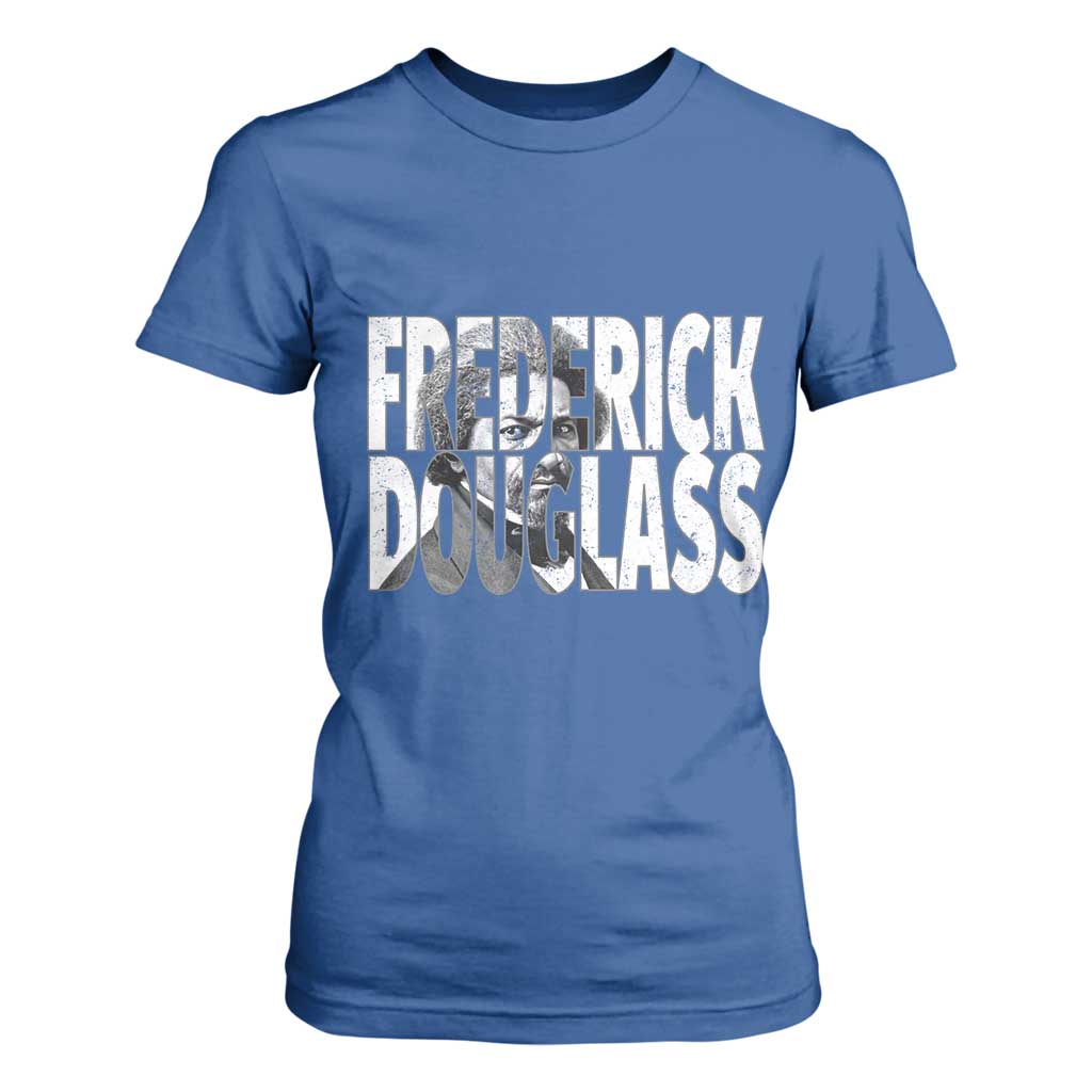 Frederick Douglass T Shirt For Women Black History Month TS14 Royal Blue Print Your Wear