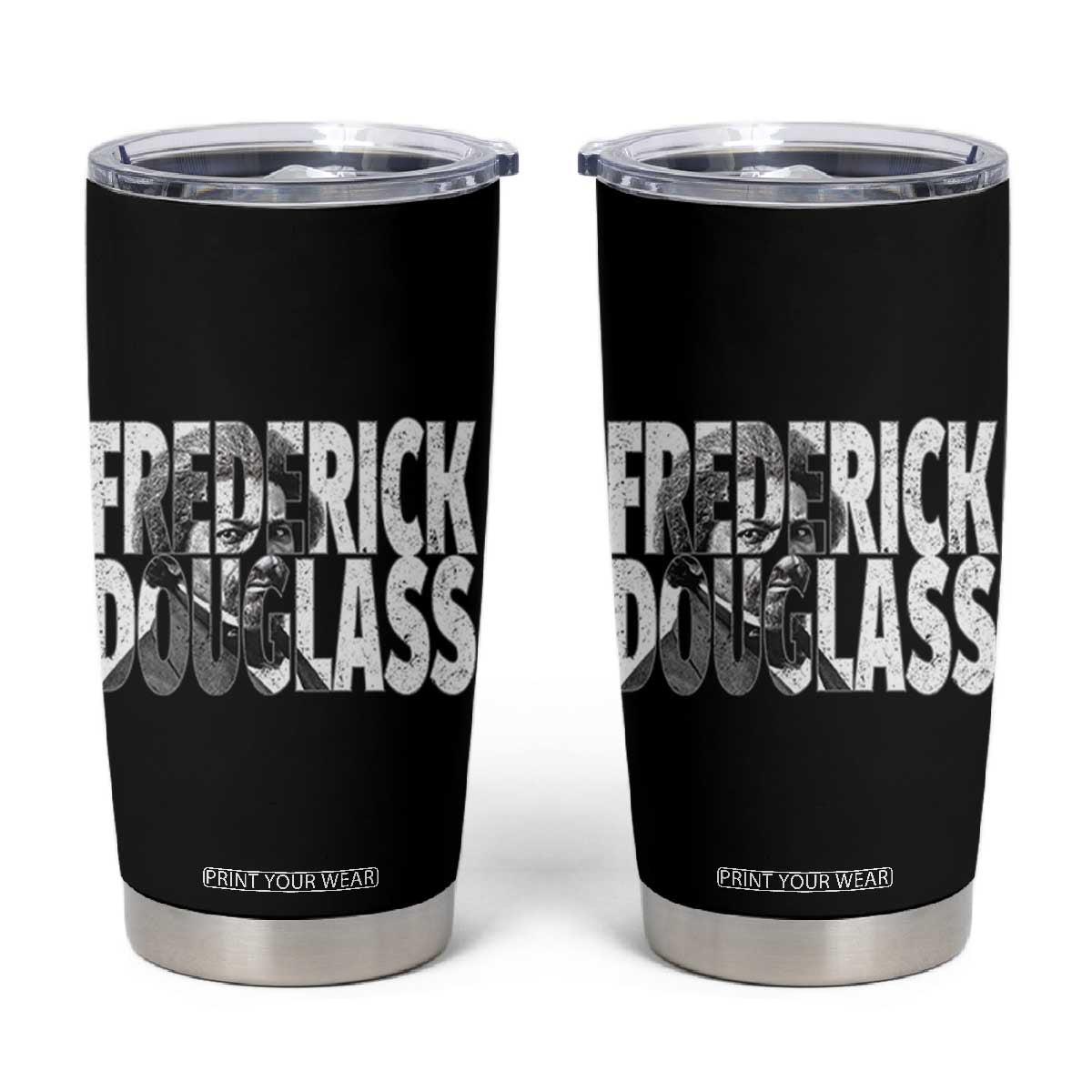 Frederick Douglass Tumbler Cup Black History Month TS14 Black Print Your Wear