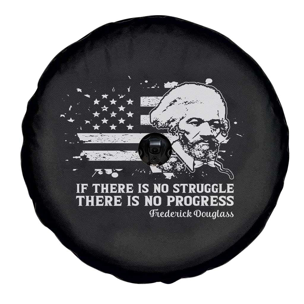 Frederick Douglass Quote Spare Tire Cover Is There Is No Struggle There Is No Progress TS14 Print Your Wear