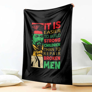 Frederick Douglass Pride Quote Throw Blanket Black History Month TS14 Print Your Wear