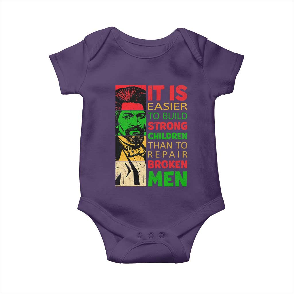 Frederick Douglass Pride Quote Baby Onesie Black History Month TS14 Purple Print Your Wear