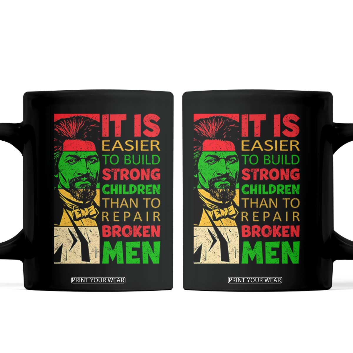 Frederick Douglass Pride Quote Coffee Mug Black History Month TS14 Black Print Your Wear