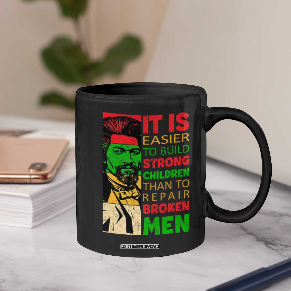 Frederick Douglass Pride Quote Coffee Mug Black History Month TS14 Print Your Wear