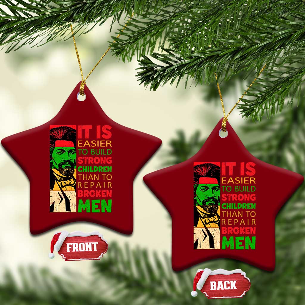 Frederick Douglass Pride Quote Ceramic Ornament Black History Month TS14 Print Your Wear