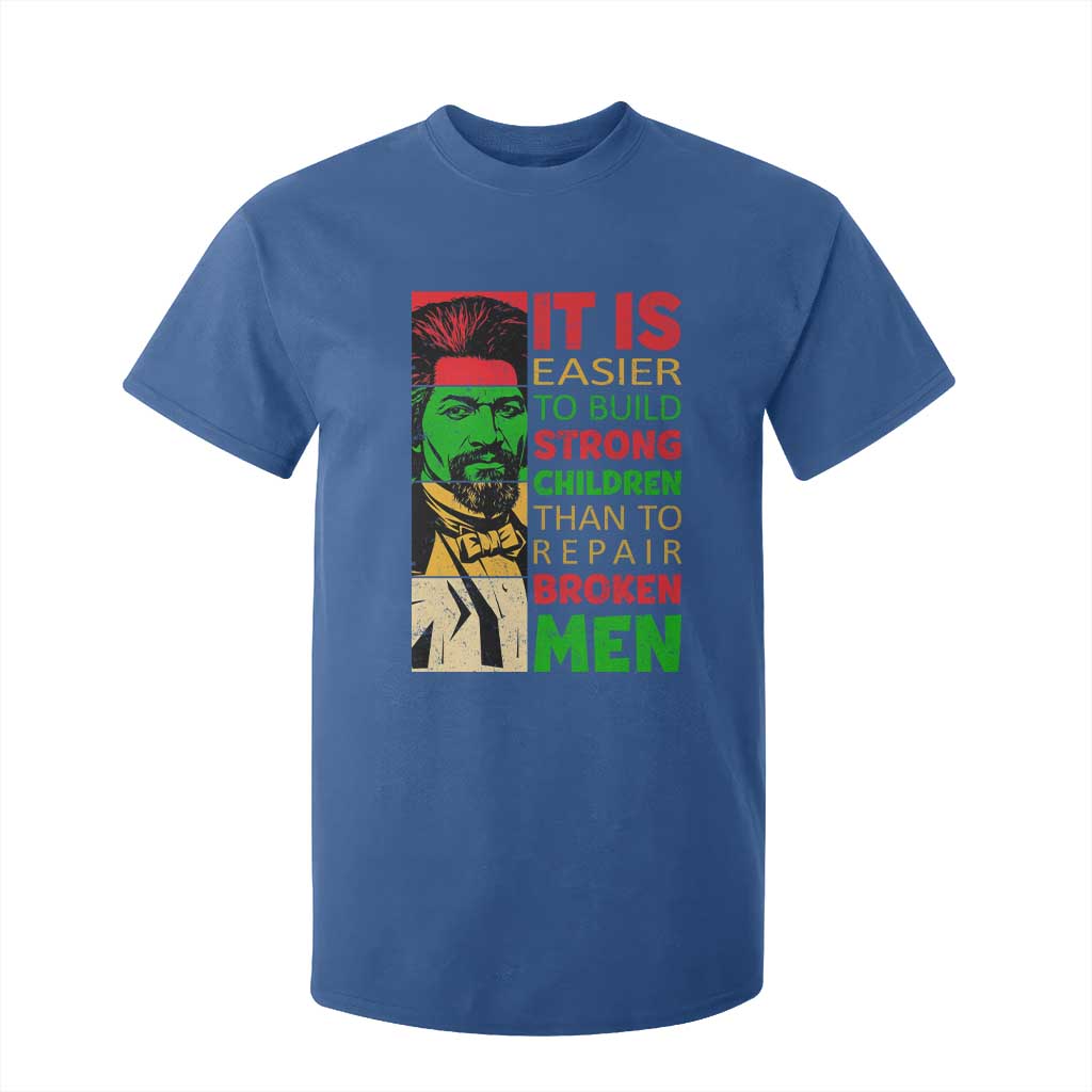 Frederick Douglass Pride Quote T Shirt For Kid Black History Month TS14 Royal Blue Print Your Wear